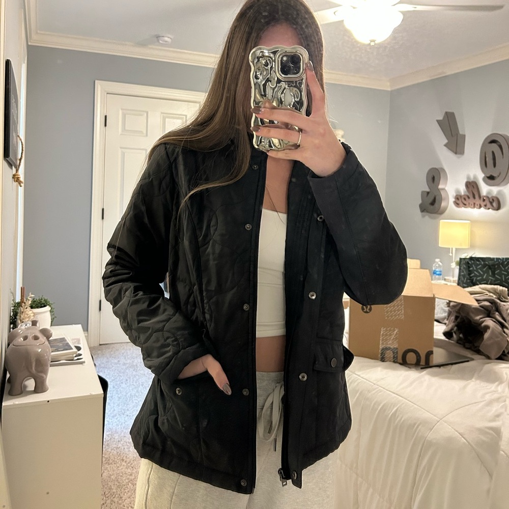 Target Quilted Jacket Black.